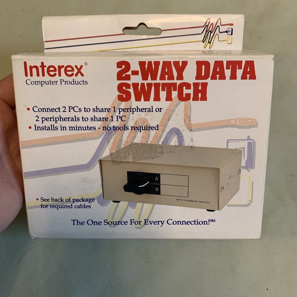 Interex 2-way Data Switch MDS-1a (Computer Products)