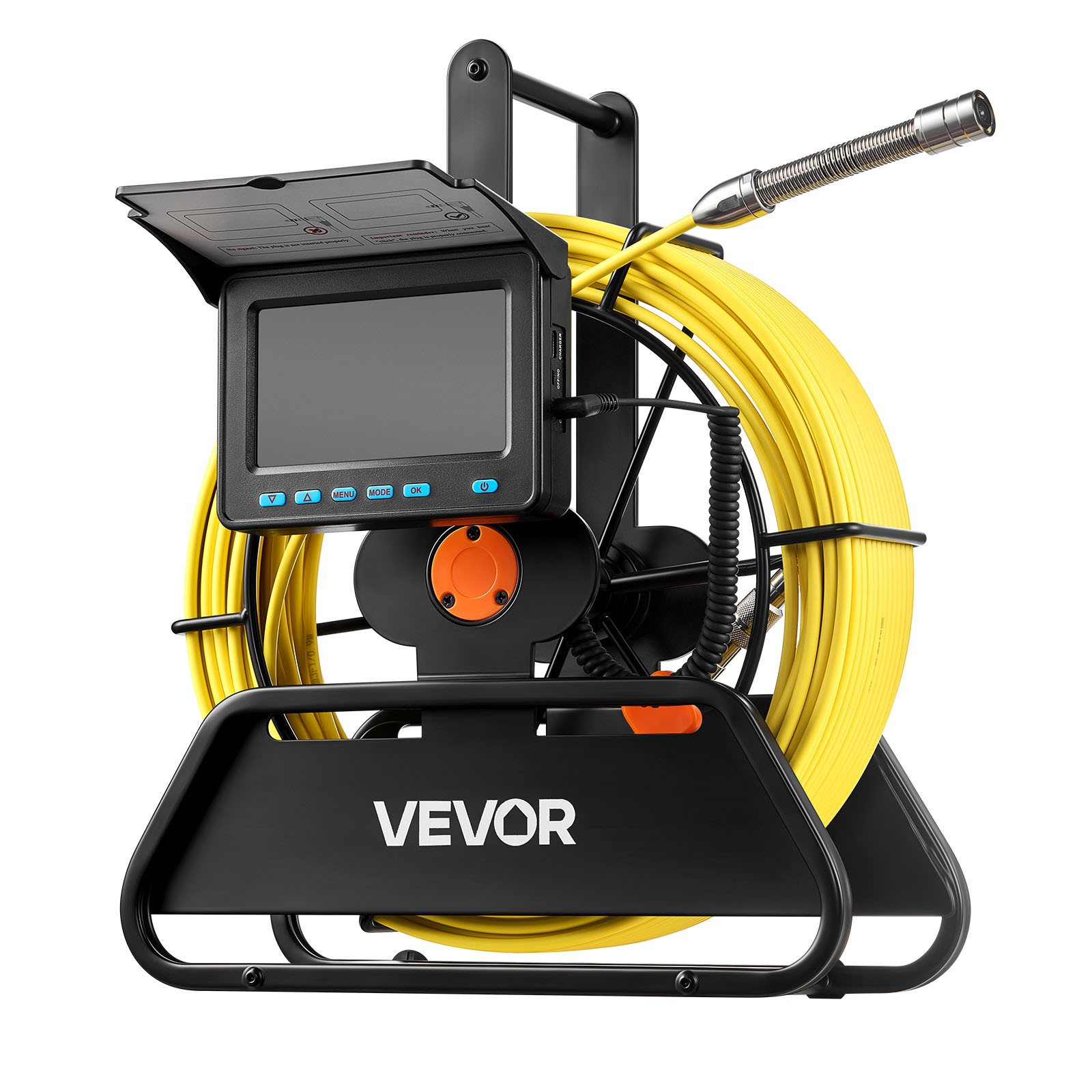 VEVOR Sewer Camera 98ft 4.3-inch Drain Inspection Camera IP68 Waterproof 6 LEDS