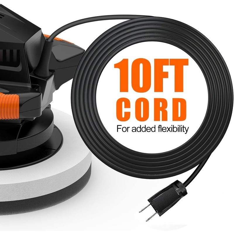 THINKWORK Buffer Polisher,10 Inch Car Polisher Sets with 4 Buffing