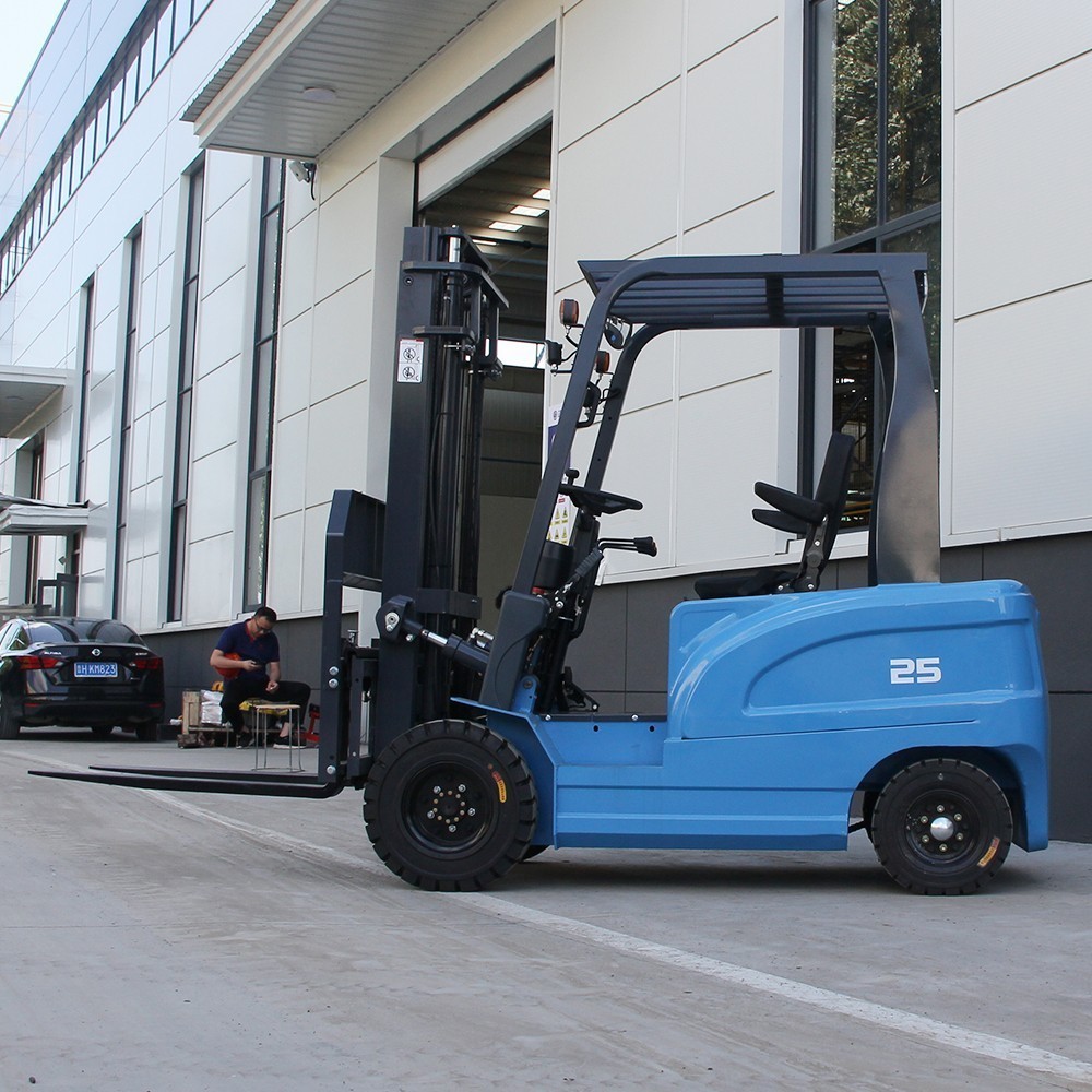 FREE SHIP 2.5Ton 5500lbs Electric Forklift Rated W/60V 70Ah Charger Side Shift