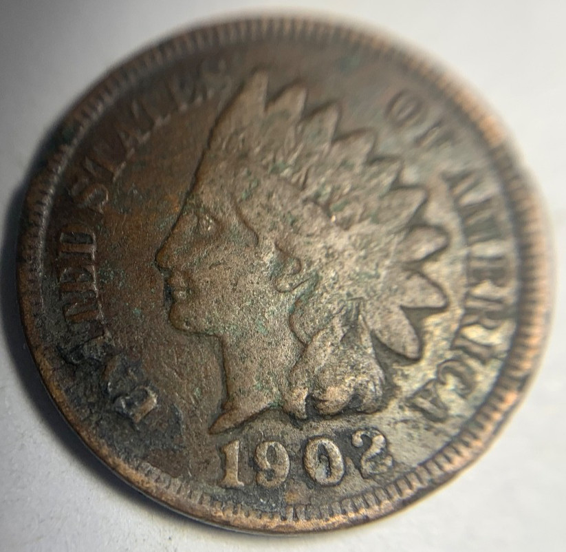 1902 Indian Head Cent Penny
