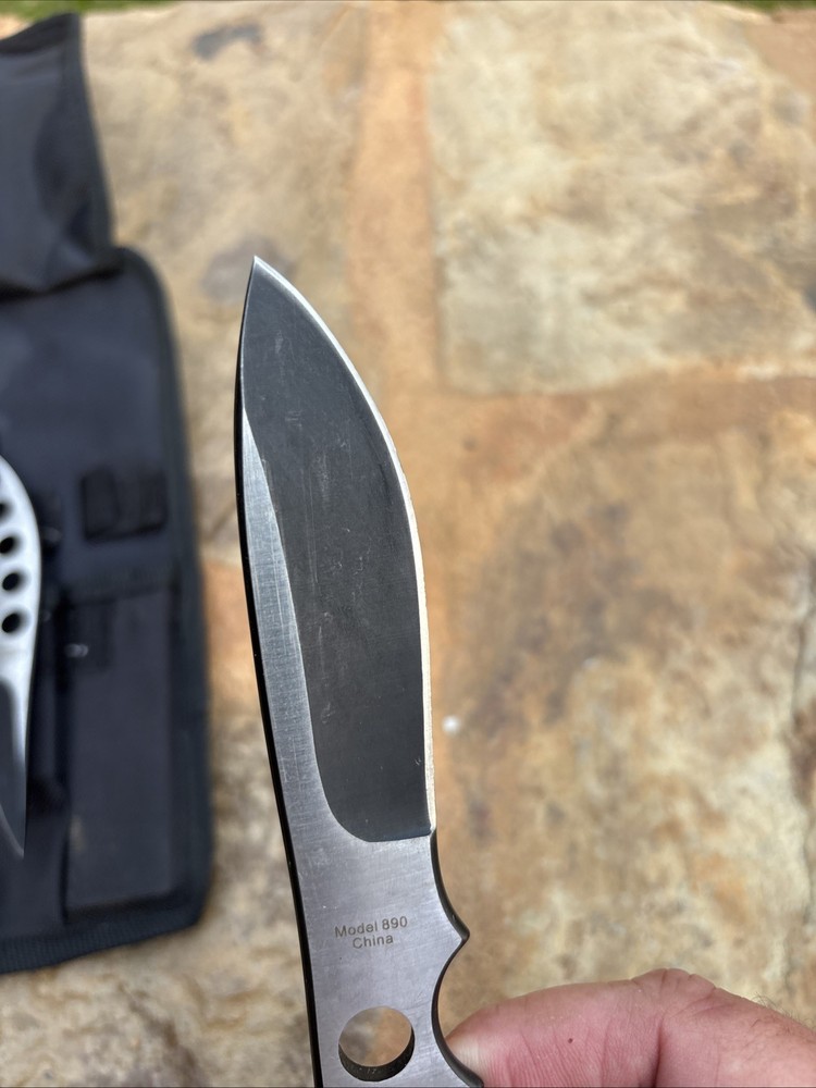 RMEF 3-Piece Game Processing Knife Set Boning Caping Gut Hook w/Case