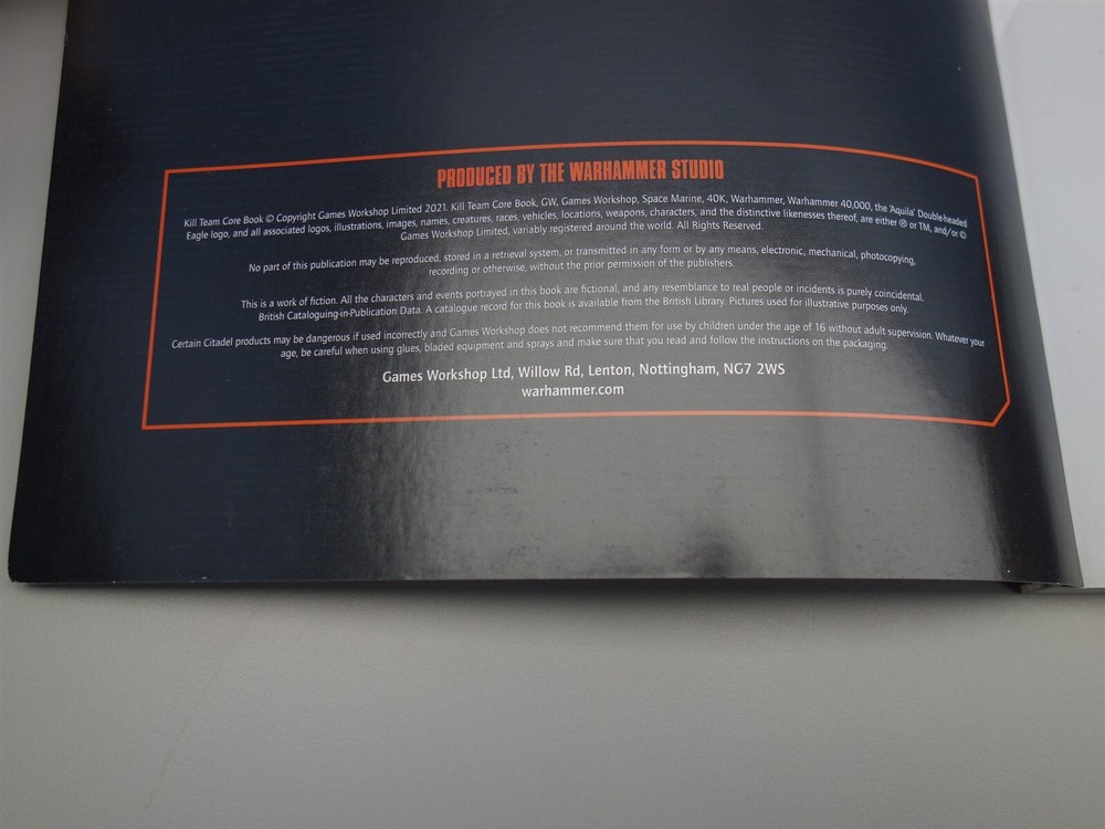 Warhammer 40K: 2021 Kill Team Core Book (oop softcover)