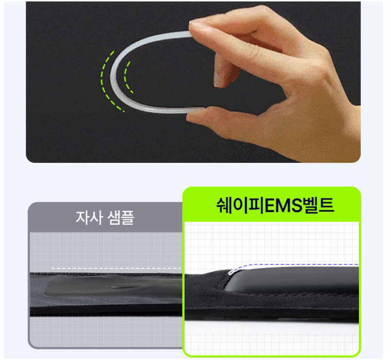 Ergobody Shape EMS Abdominal Massage Belt Enhance Core Stability Waist Trimmer