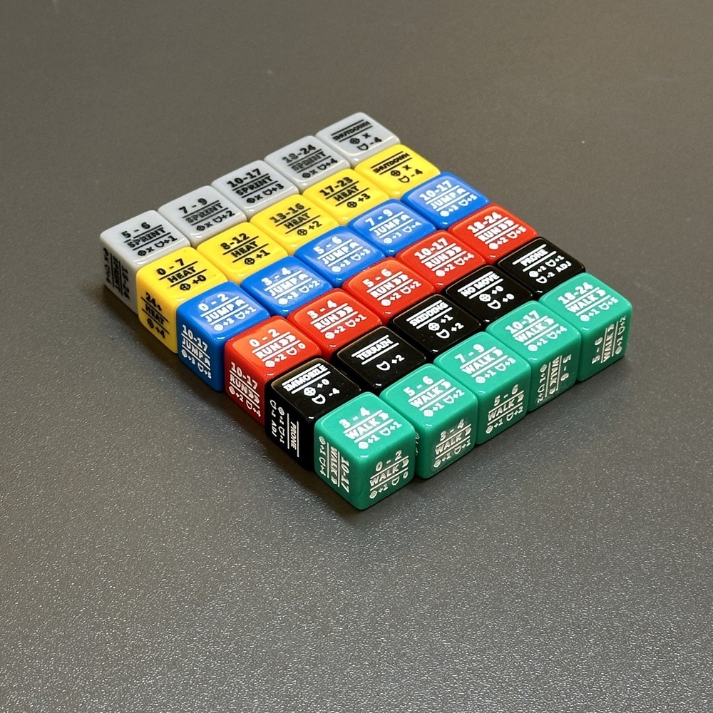 Battletech Stats Modifier Dice Full 30 Dice Bundle: Movement, Heat & Special