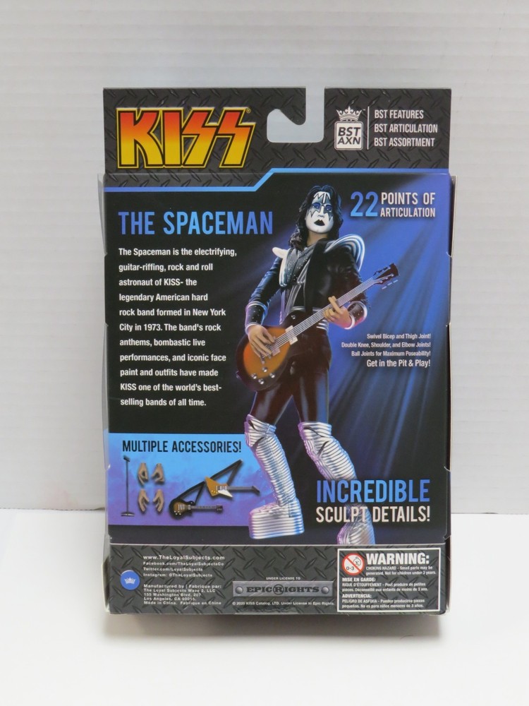 KISS ACE FREHLEY BST AXN ACTION FIGURE SEALED DESTROYER TOUR 2020