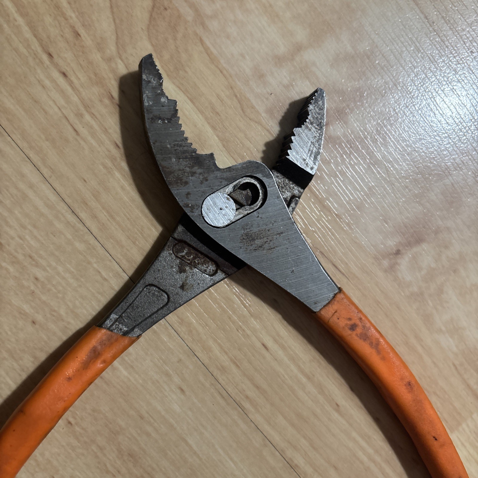 Craftsman 45379 Slip Joint Pliers Neon Orange Hi Viz 8" USA