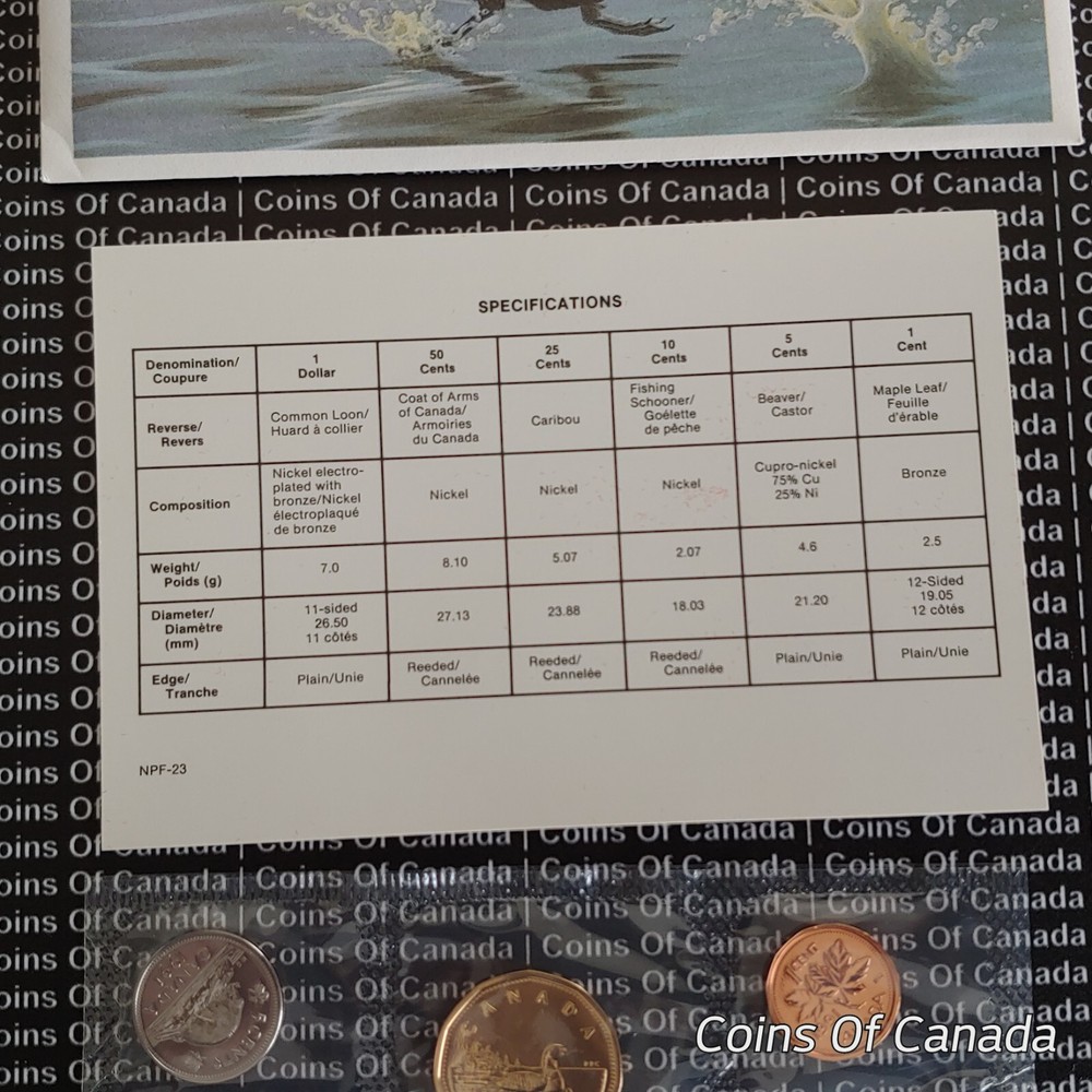 1991 Canada 6 Coin Prooflike Set w/ COA - Multiple Sets Available #coinsofcanada