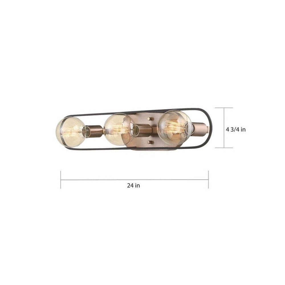 NUVO CHASSIS 3 LIGHT VANITY