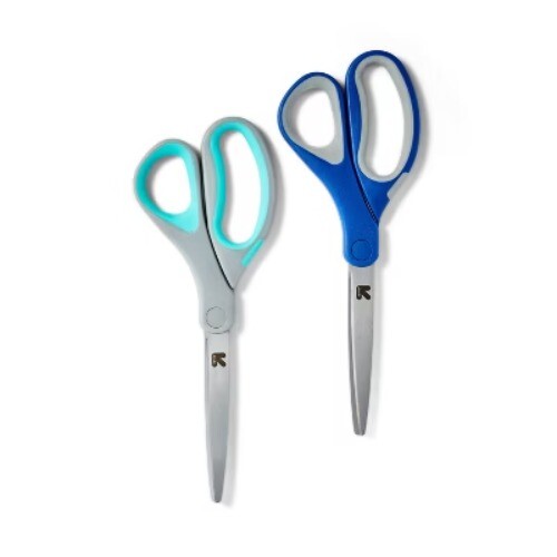 Home and Office Scissors School Student Use, Black, Plastic