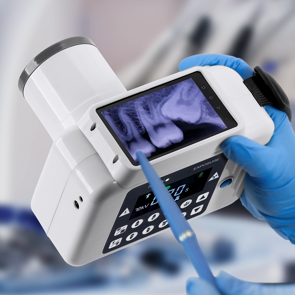 Dental X Mobile Unit Machine System Ray Frequency No Shield wIth Sensor Size 2.0