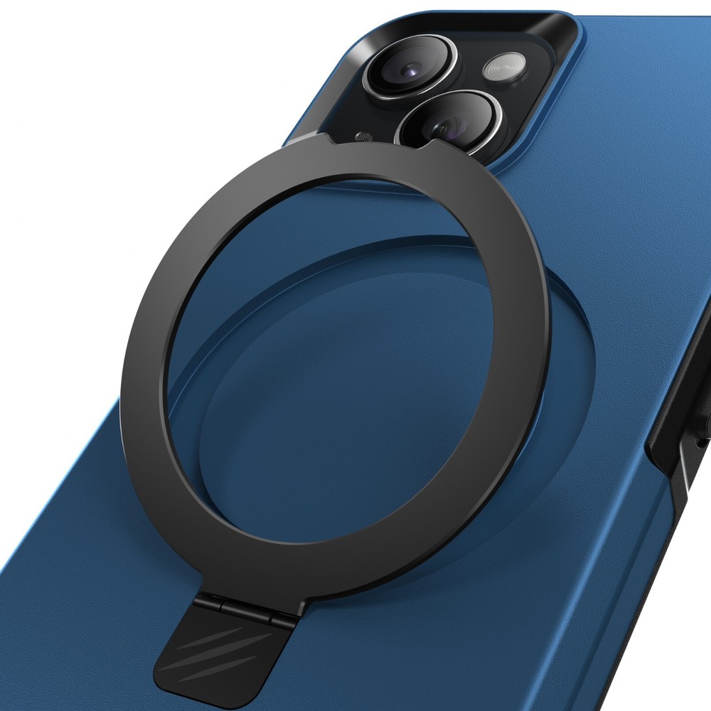For iPhone 14 15 Plus 15 Pro Max Case MagSafe Ring Stand & Shockproof Protector