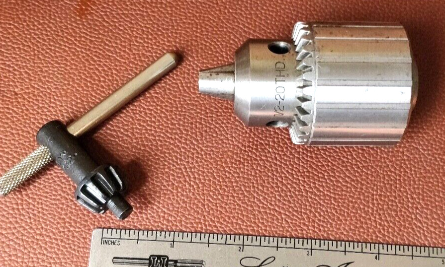 Drill Chuck, 5/64" - 1/2" Cap Mount = 1/2-20