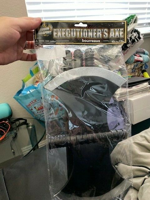 Executioner's Axe Plastic Costume Accessory Weapon New!!!
