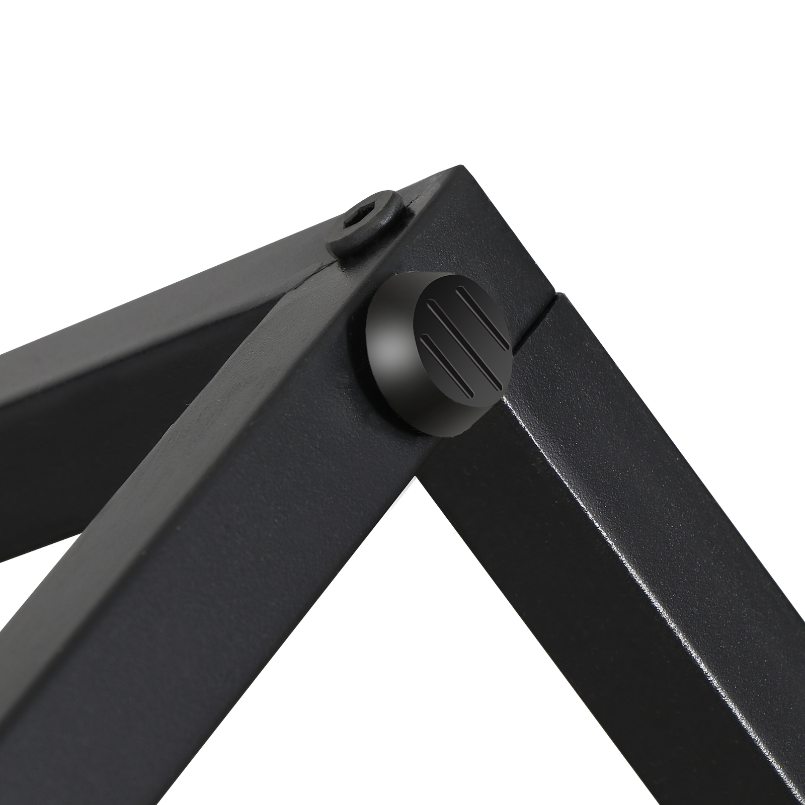 C Shaped End Table Small Side Couch Sofa Table with Metal Frame for Living Room