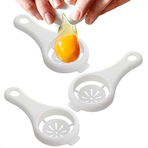 3-PACK Tool Yolk White Separator - Egg Divider Strainer Screen Filter