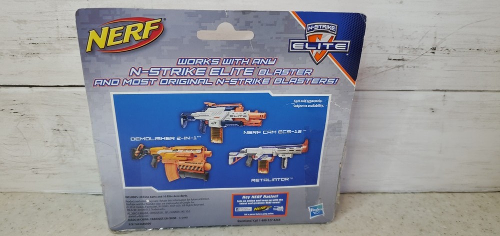 Nerf N-Strike Elite Dart Refill Pack 29 Darts (30 Pack Missing 1) Open Package