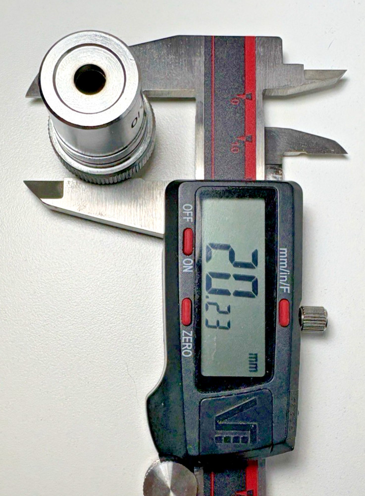 Unbranded Replacement Microscope Objective Magnification Lens 4/0.10 Used