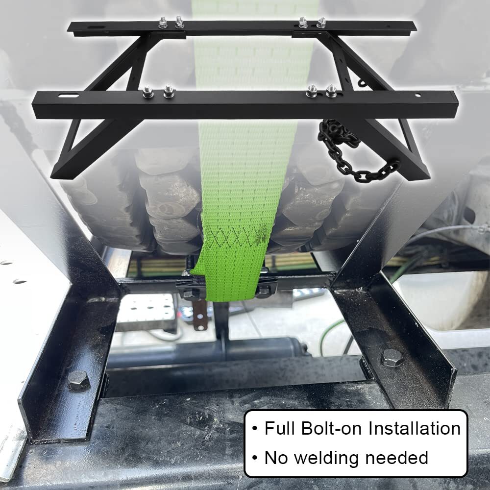 Adjustable Semi Truck Tire Rack Spare Tire Carrier Tire Mount Holder w/hardware