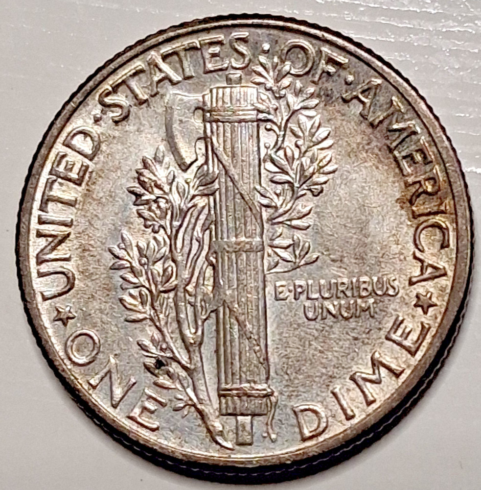 1945 Mercury Dime