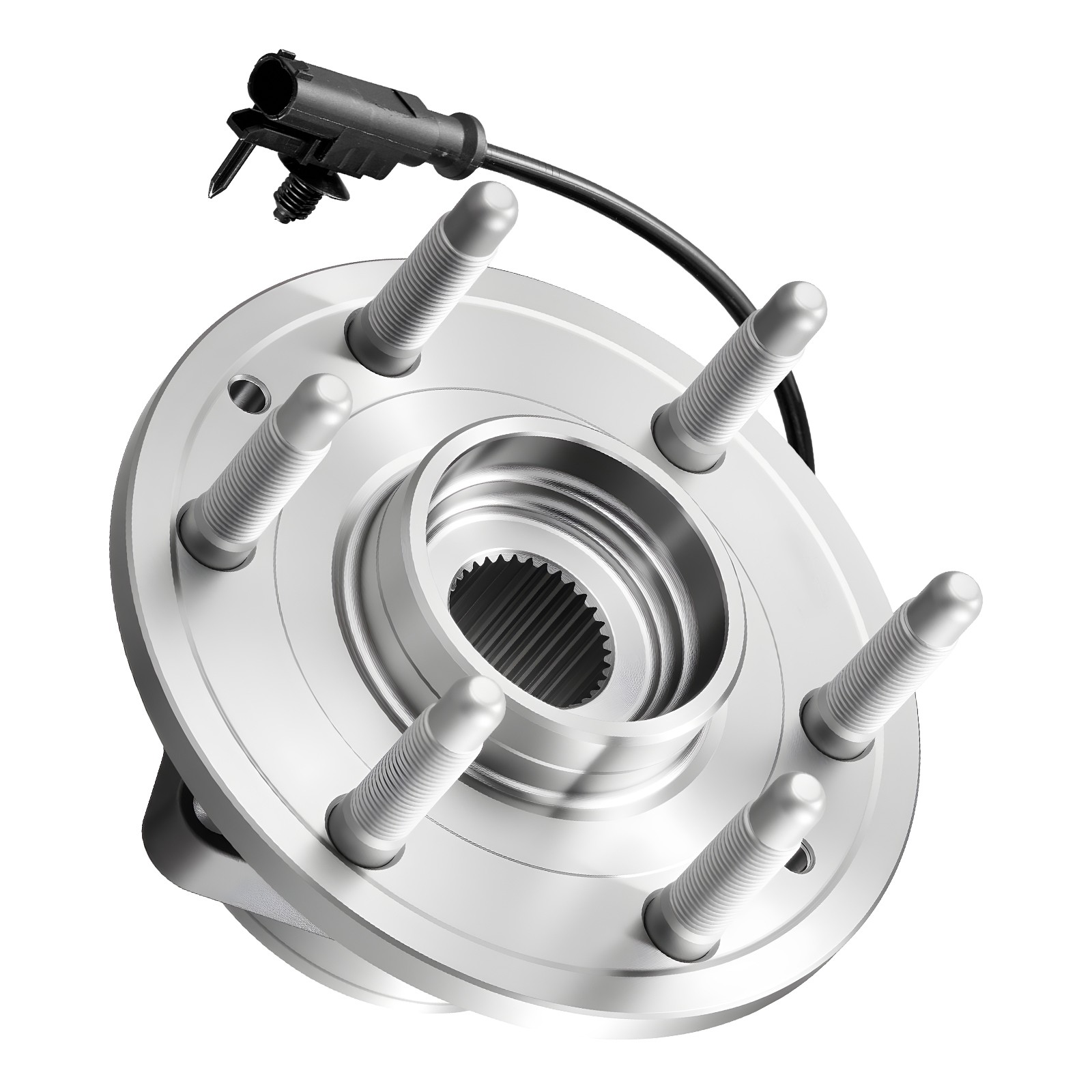 2PCS 4WD Front Wheel Bearing Hubs for 1999-2014 Chevy GMC Silverado Sierra 1500