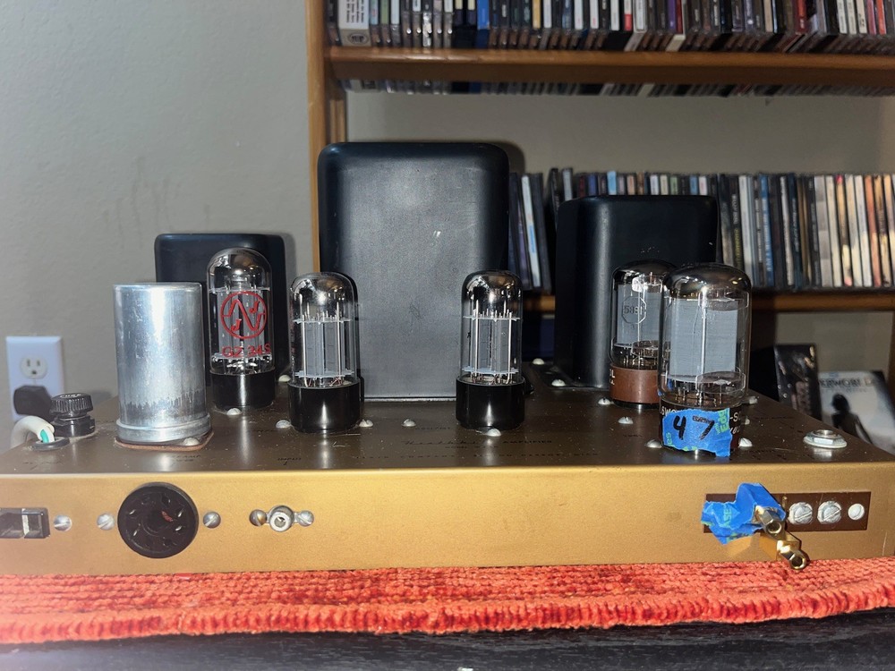 Heathkit W4-AM Amplifier with tubes **NICE** 