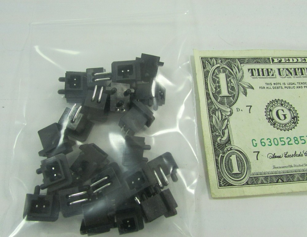 20 Tiger Technology 2-Pin Male Pin Right Angle Rectangular Receptacles E158869-R