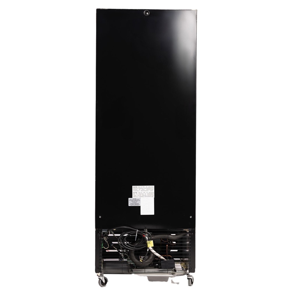 19 Cubic Ft PEAKCOLD PLUS Upright Display Cooler-Black