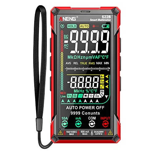 Multimeters, Digital Multimeter Tester Smart Touch Auto-Ranging 9999 Style A