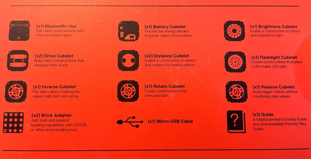 Cubelets Curiosity Set Modular Robotics Robot Blocks Set Cubes STEM