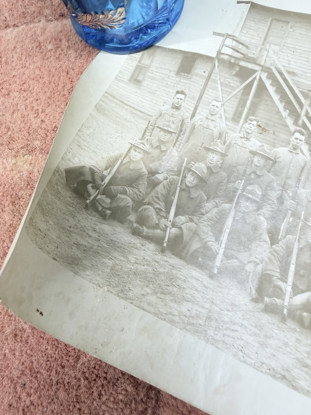 WWI 324th Infantry Regiment Camp Jackson SC Panoramic Photo 22x8