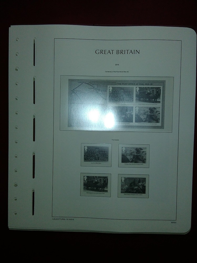 LIGHTHOUSE Commemorative Hingeless album pages Great Britain 2016 Used R201601