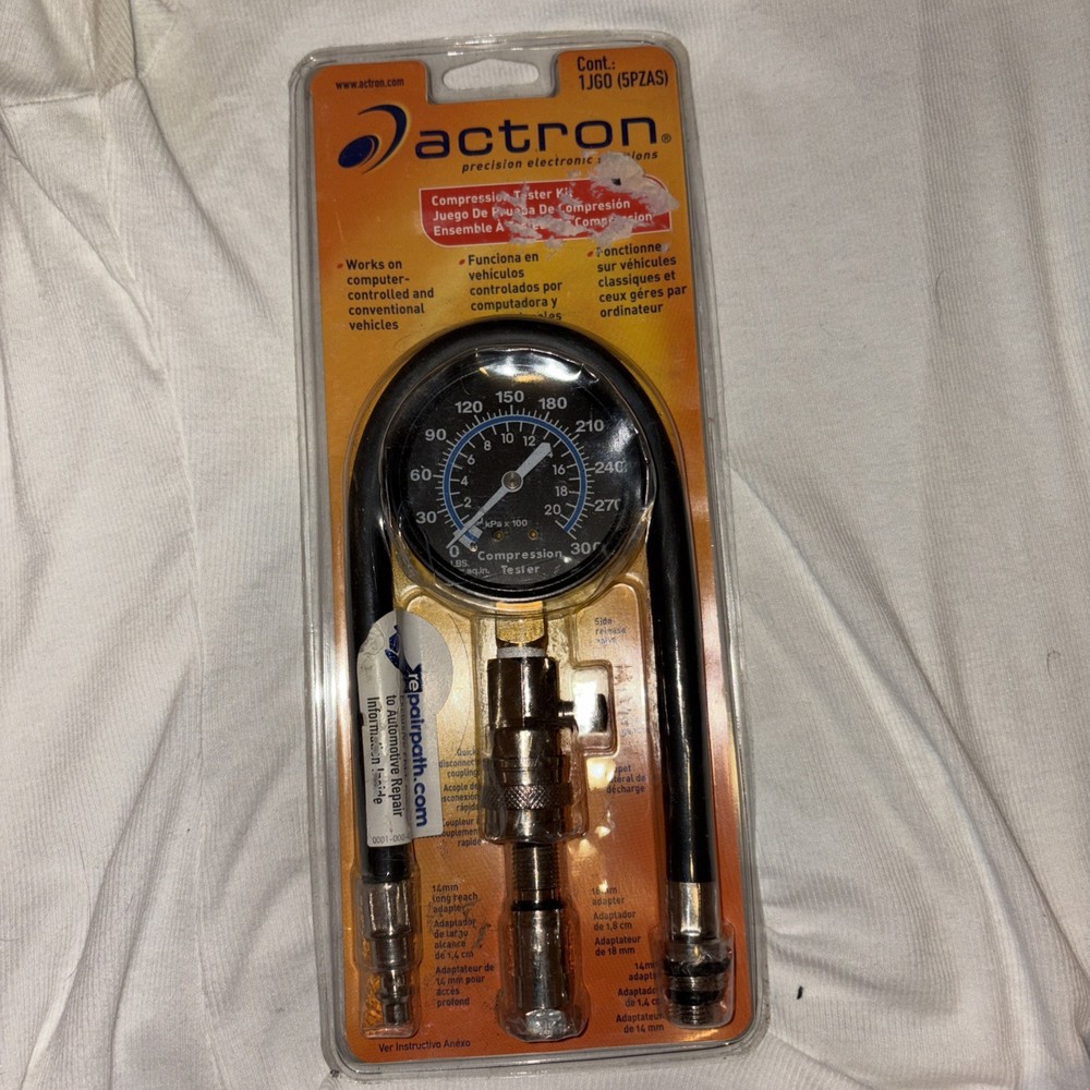 ACTRON COMPRESSION TESTER KIT CP7827 NEW