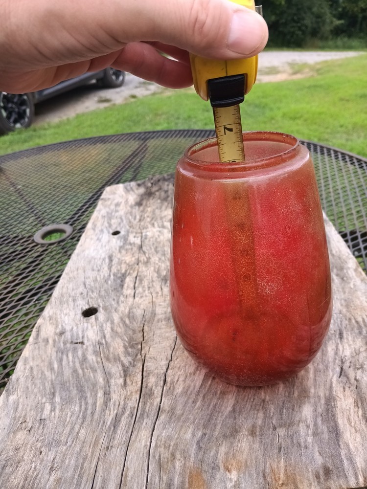 Vintage Tall Lantern Red Replacement Globe