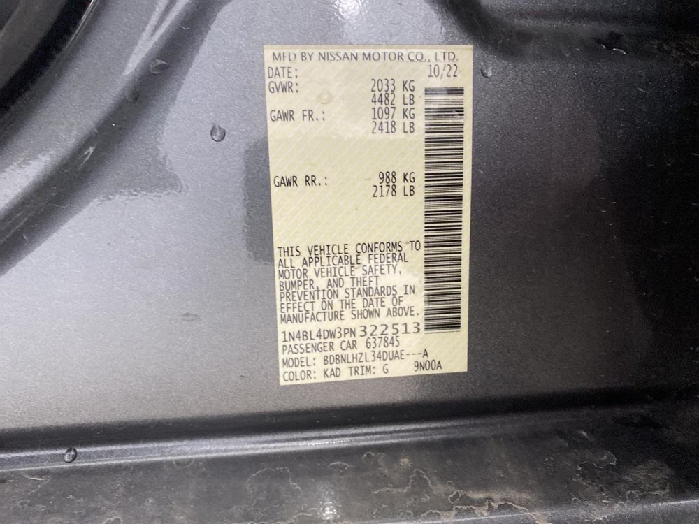 Complete Console Front Floor Fits 19-25 ALTIMA 1044708