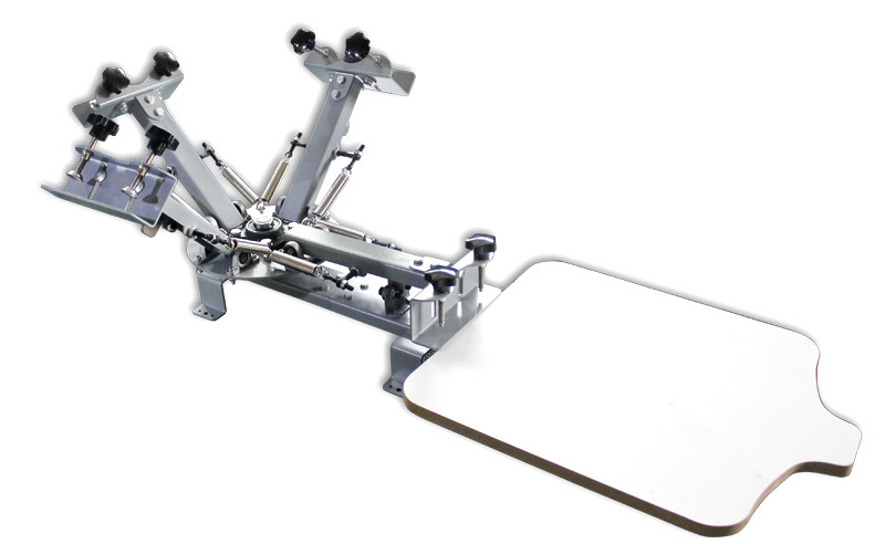 4 Color 1 Station Screen Printing Press Screen Printer Table Printing Equipment