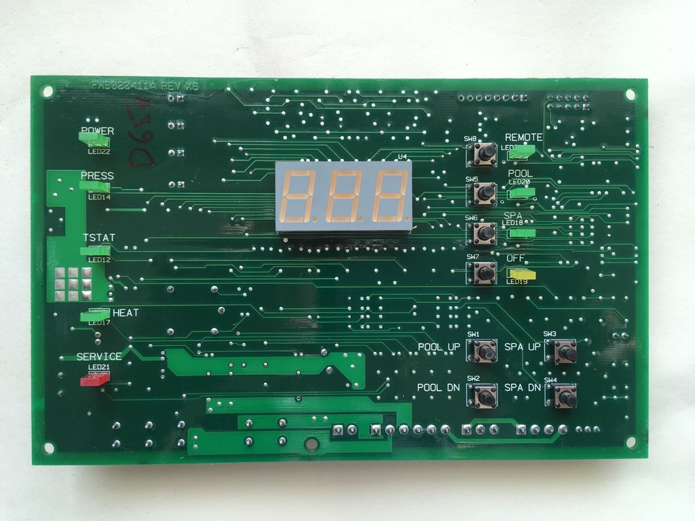 PENTAIR 472100 Digital Display Temperature Controller Circuit Board used #D65*A