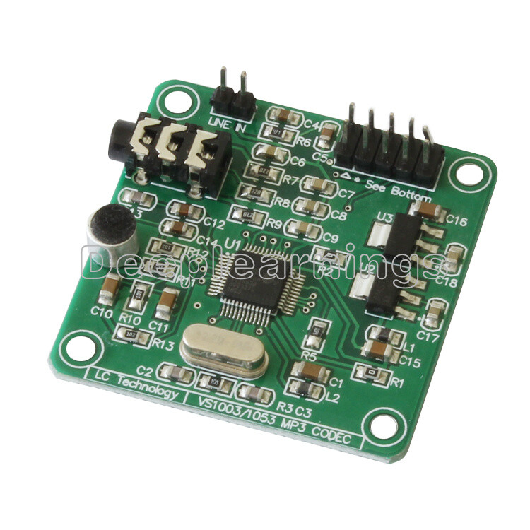 VS1053 MP3 Module Development Board On-Board Recording Function SPI Interface