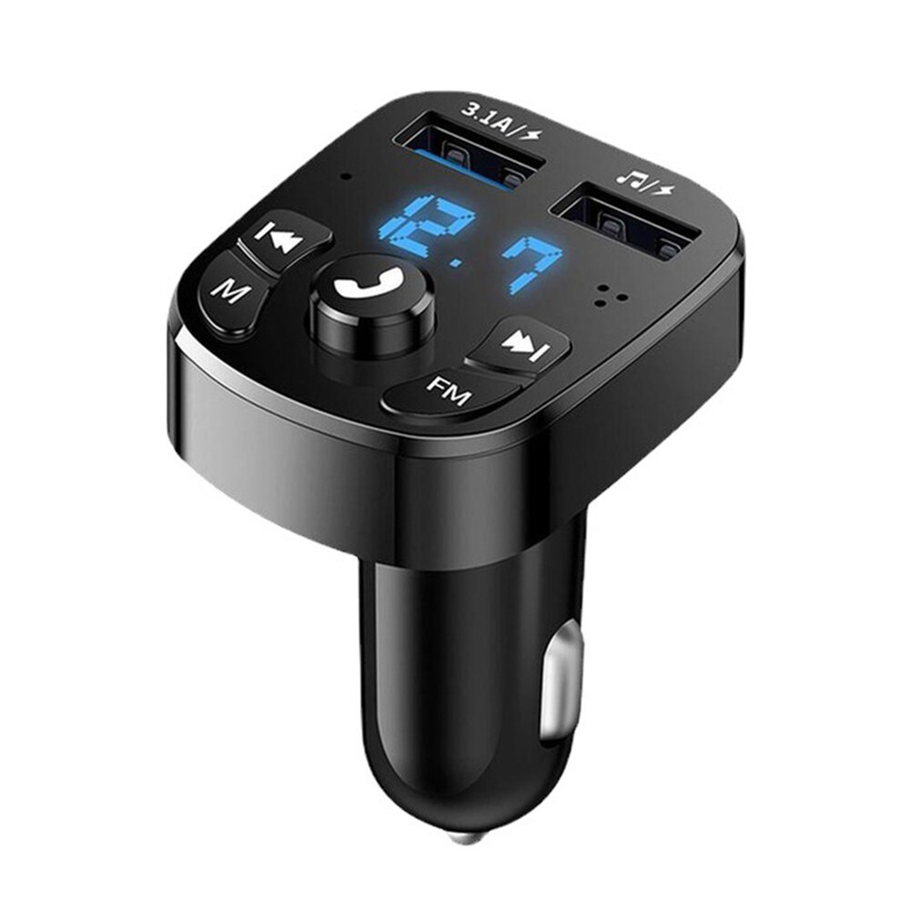 US 1-2 Pc Bluetooth 5.0 FM Transmitter Car Adapter 2-USB PD Charger Wireless AUX