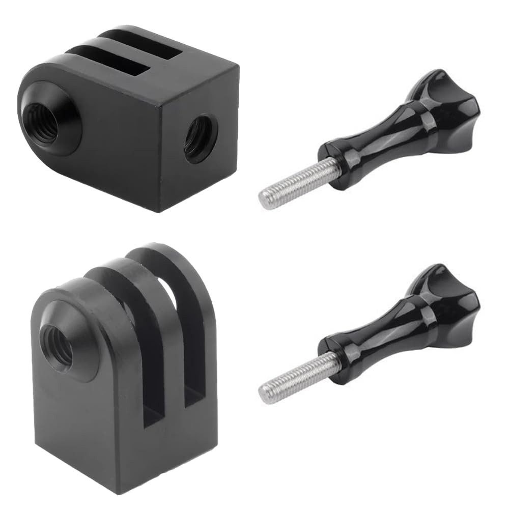 ThtRht 2 Pack Action Camera Tripod Mount Adapter with 1/4"-20 Threaded...