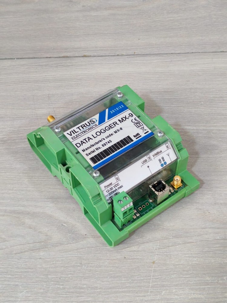 VILTRUS ELECTRONICS MBUS DATA LOGGER MX-9 12-30VDC - TRIED & TESTED