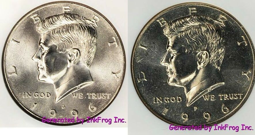 1996 P & D Kennedy Half pair Choice/Gem Bu Set from mint sets