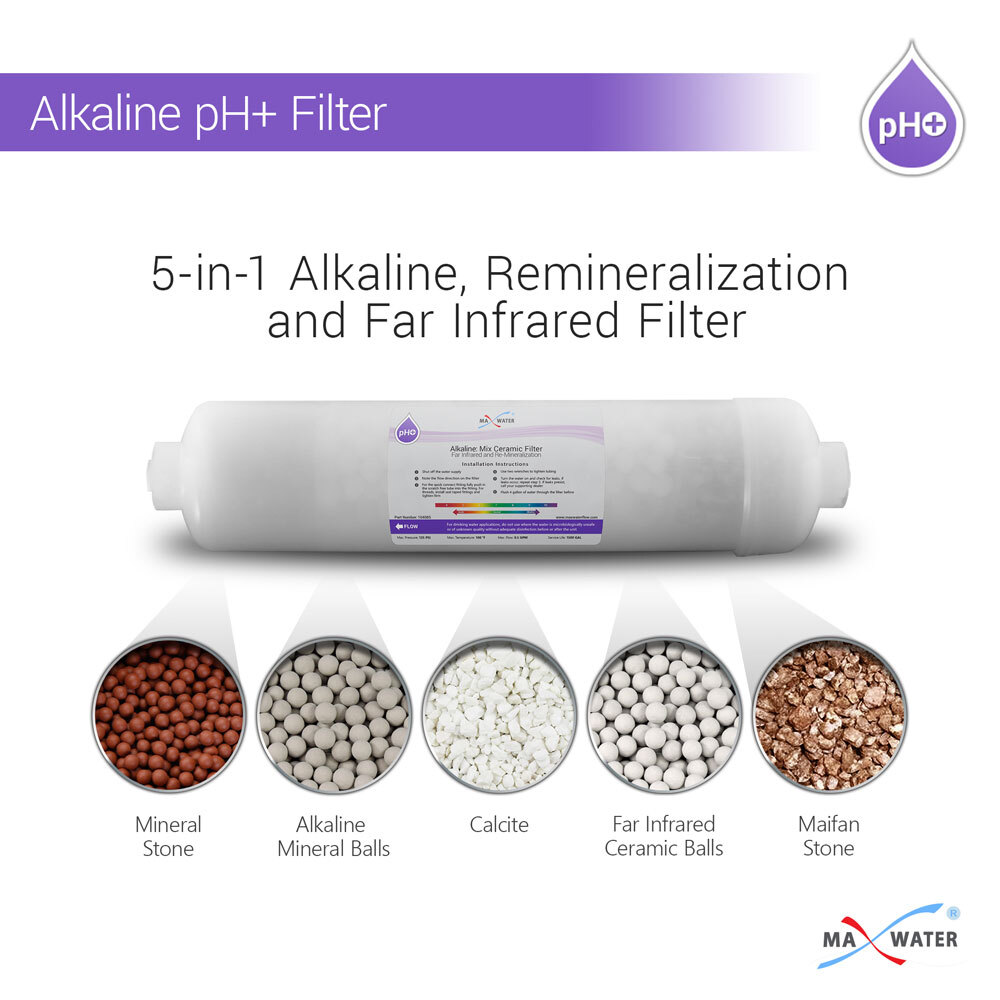 Alkaline Filter – Mineral Water Filter Replacement – Inline Filter 2 Pack