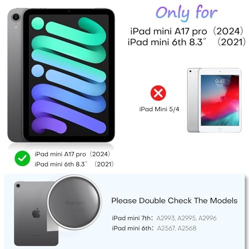 PAPERSENSE 2 Pack Paper Screen Protector for iPad Mini 7 A17 Pro Mini 6