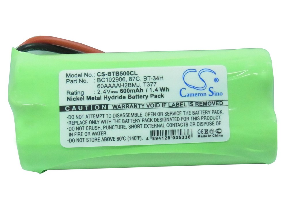 Battery for Binatone BB500,BB600,Big button,Big button combo,E3800,E800,BT-34H