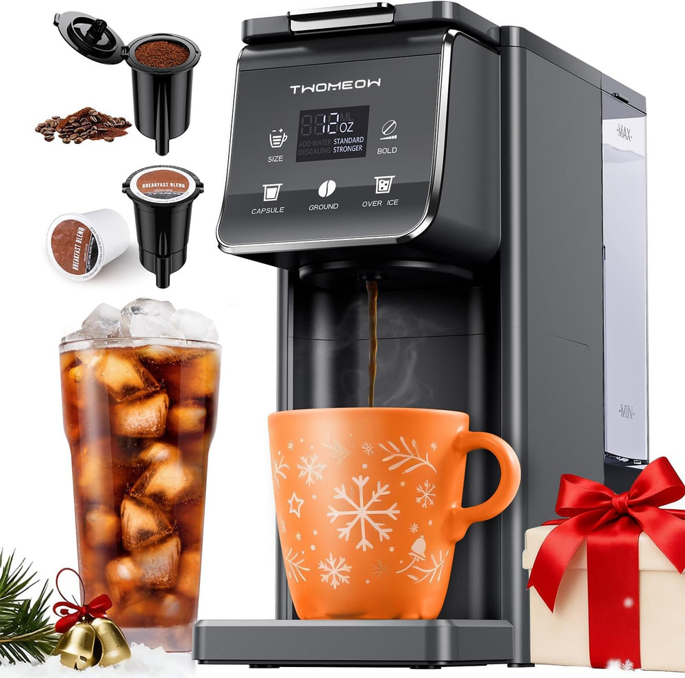 K Cup Coffee Maker with Bold Setting, Single Serve Hot & Iced Coffee Maker for K