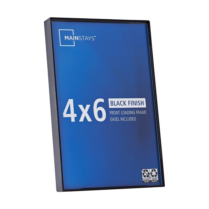 2pk 4x6 Front Loading Picture Frames Wall Tabletop Display Minimalist 6 PACK