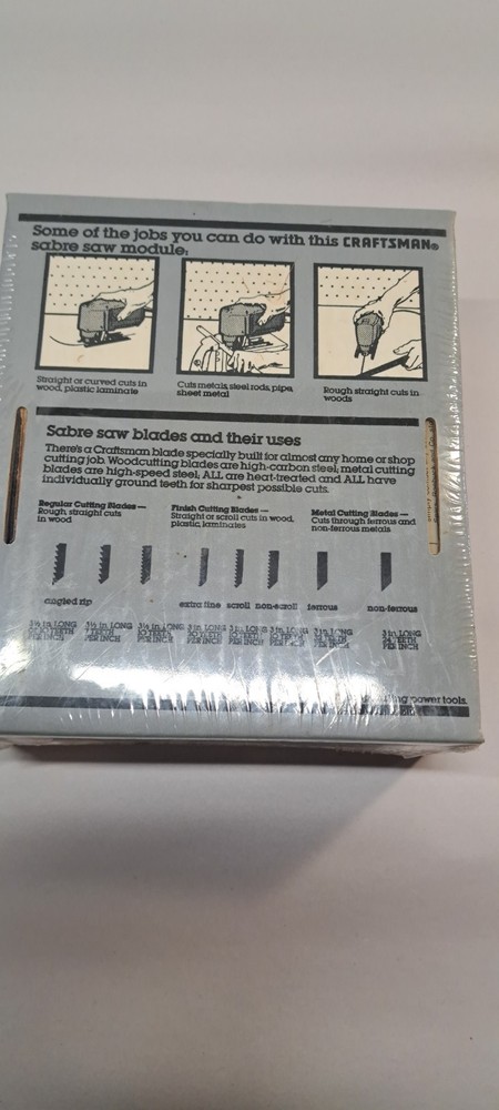 SEARS/CRAFTSMAN MODULAR TOOL SYSTEM SABRE SAW 914606