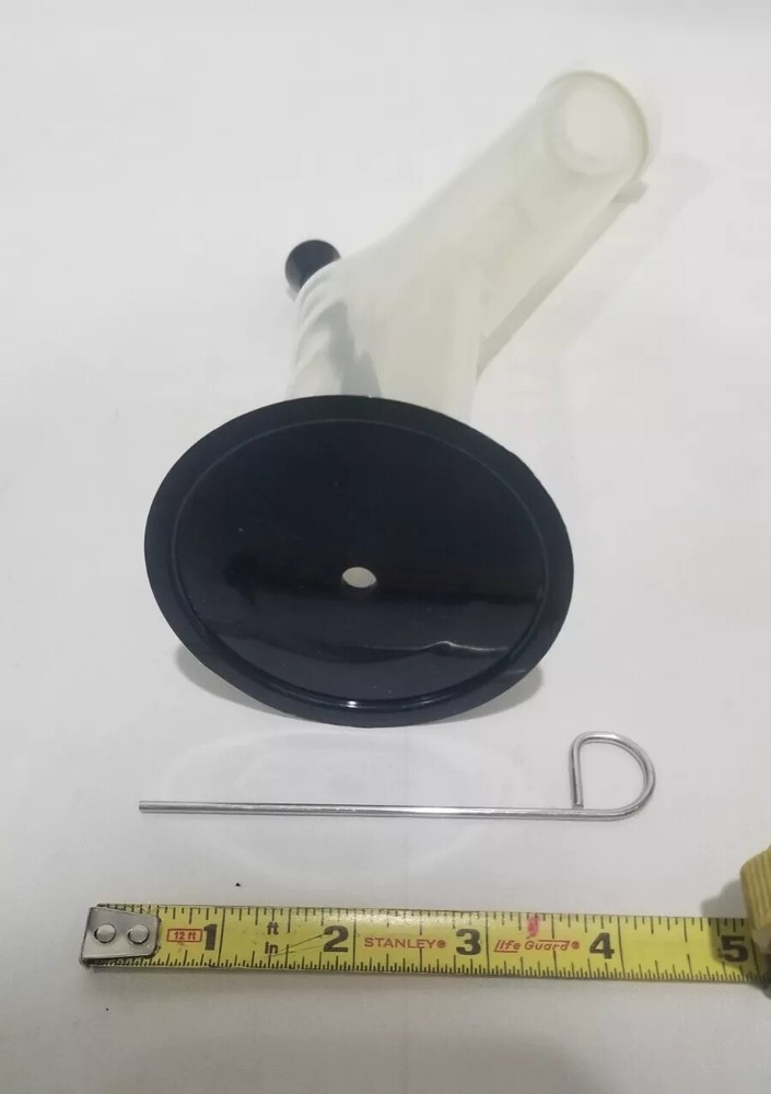 Acrylic Water Pipe 1.5x9 Clear