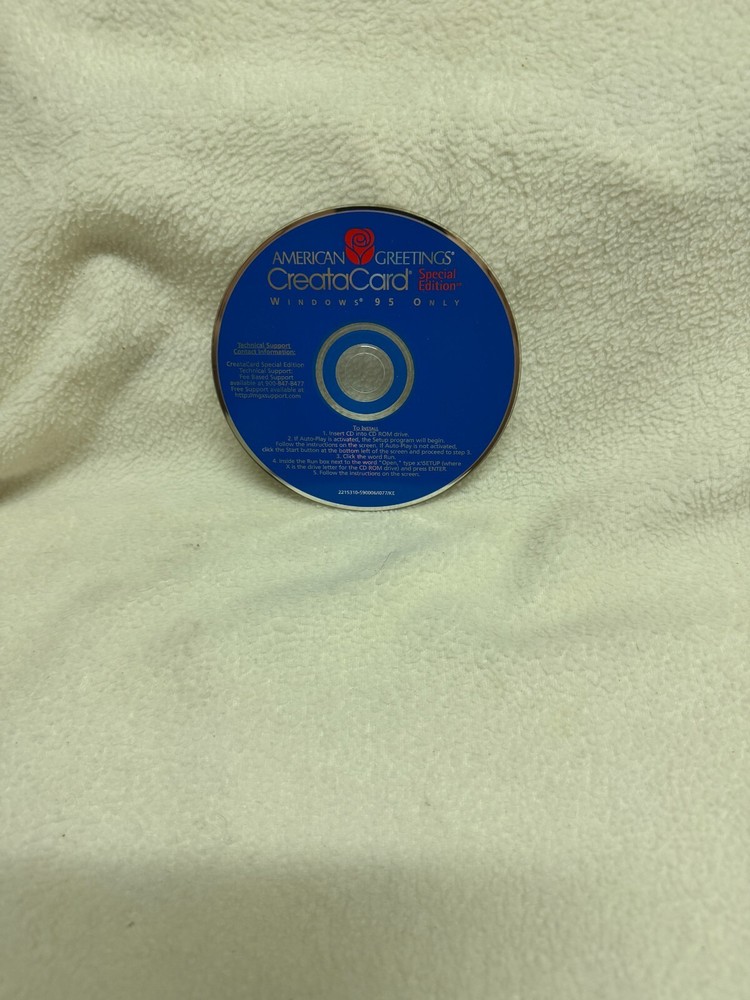 American Greetings CreataCard Special Edition - CD ONLY IN GOOD CONDITION!!!